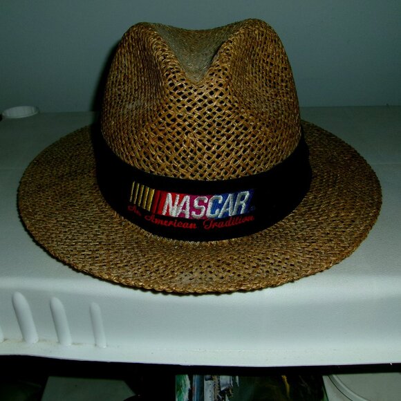 Kudzu Other - NASCAR Fedora Style Straw Woven Hat "LIKE NEW"